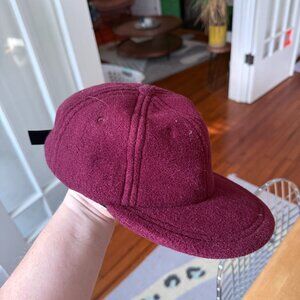 LITE YEAR Polartec Fleece 6 Panel Cap Burgundy